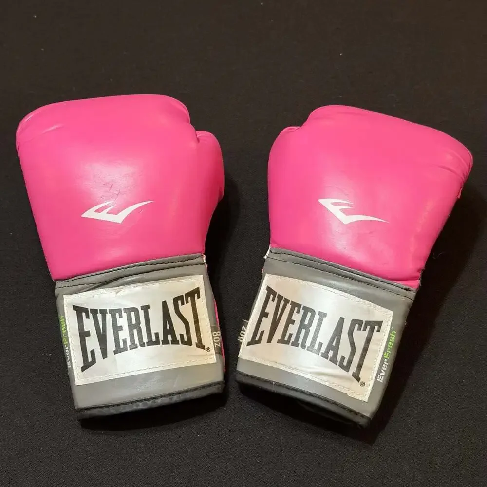Everlast Everfresh 8oz PINK Pro Style Training Gloves